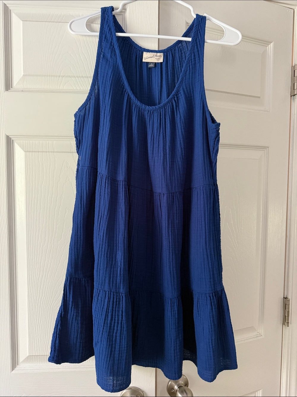 Universal Thread Royal Blue Tiered Midi Dress